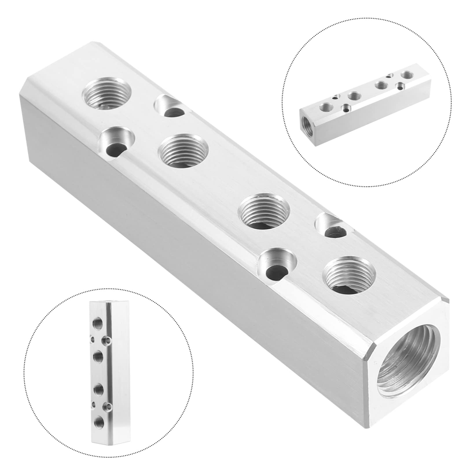 POPETPOP 2 Pezzi Connettore Tracheale Collettore Connettore Rapido Distribuzione Dell'Aria Tubo Flessibile Dell'Aria Collettore Raccordo Aria Collettore