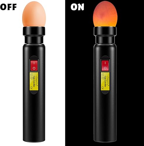 Miniatura 6 de Magicfly Probador recargable de la vela del huevo para la supervisión del desarrollo de los huevos, lámpara fresca brillante de la vela de la luz