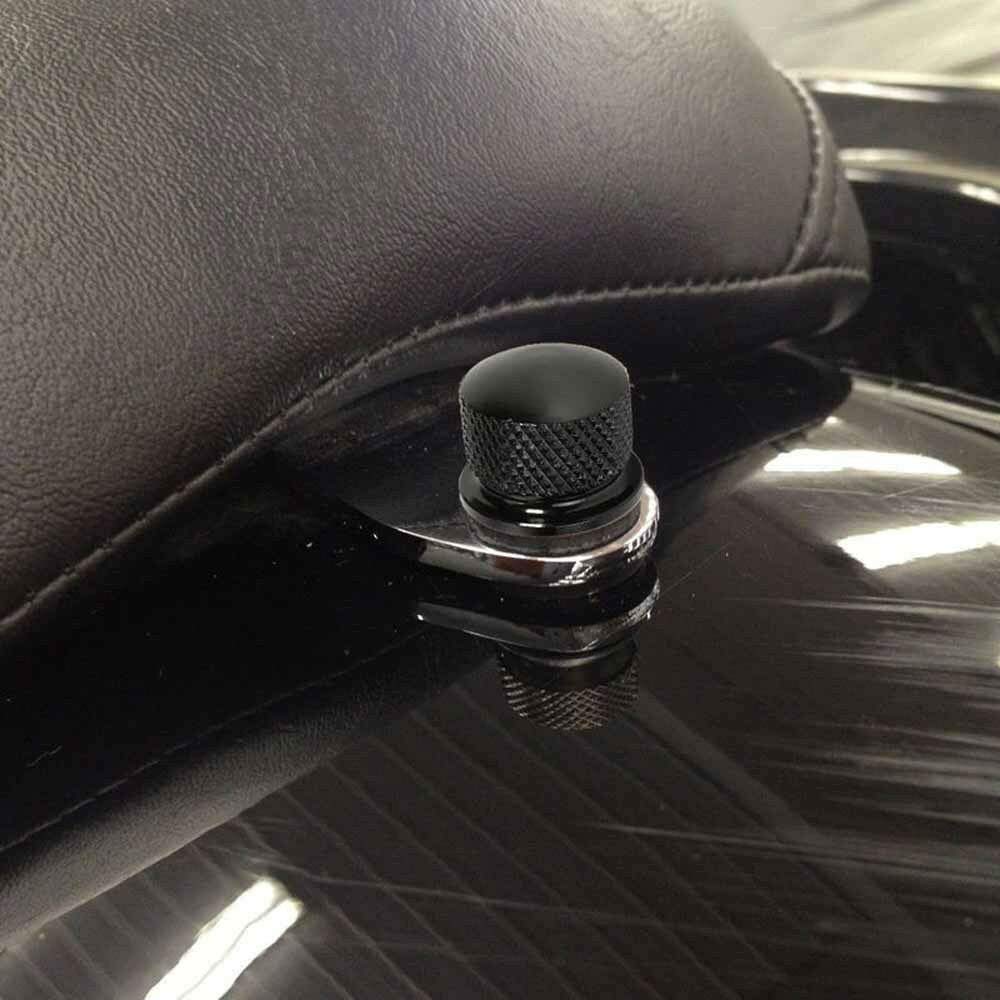 Bullone Sedile Moto In Alluminio Billet Cromato Nero - Filettatura 1/4-20, Sgancio Rapido, Senza Attrezzi - Foto 11