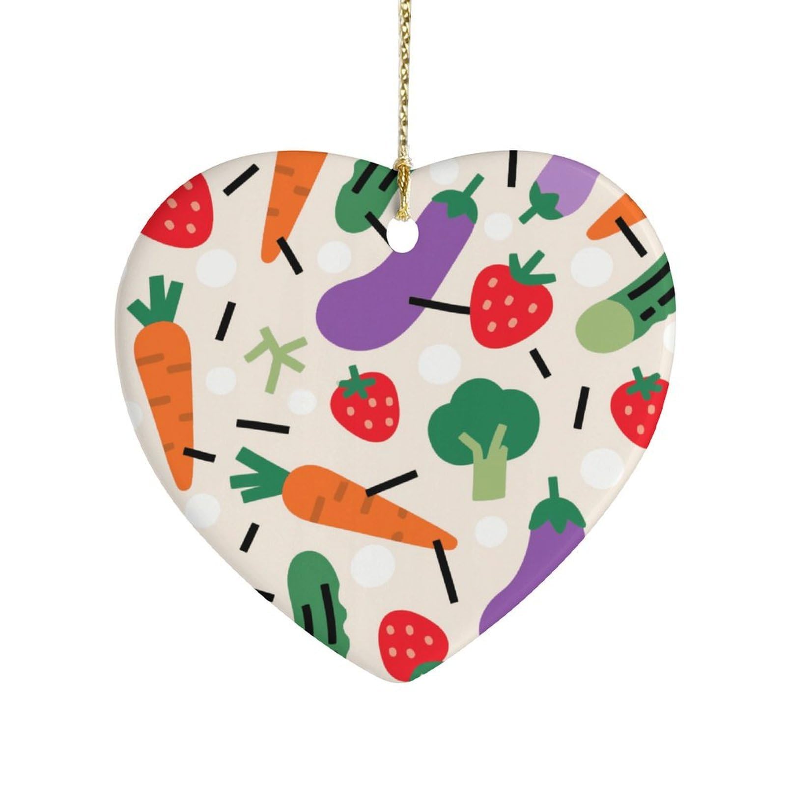 Fekiloot Style Irregular Pattern Ceramic Ornament Home Decor Keepsake