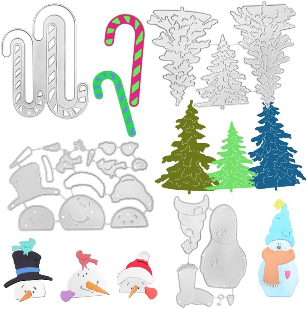 27Pcs Die Cuts for Card Making, SENHAI Christmas Stencils Metal Cutting