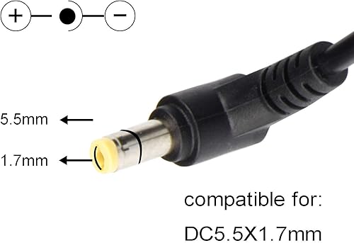 Miniatura 3 de AC Doctor INC - 19V, 3.42A, 65W. Cargador adaptador de CA para Gateway NE51b10u, NE51B10u, NE56R11U, NE56R12U, NE56R10U, NE71B06u,,NE56R37u,