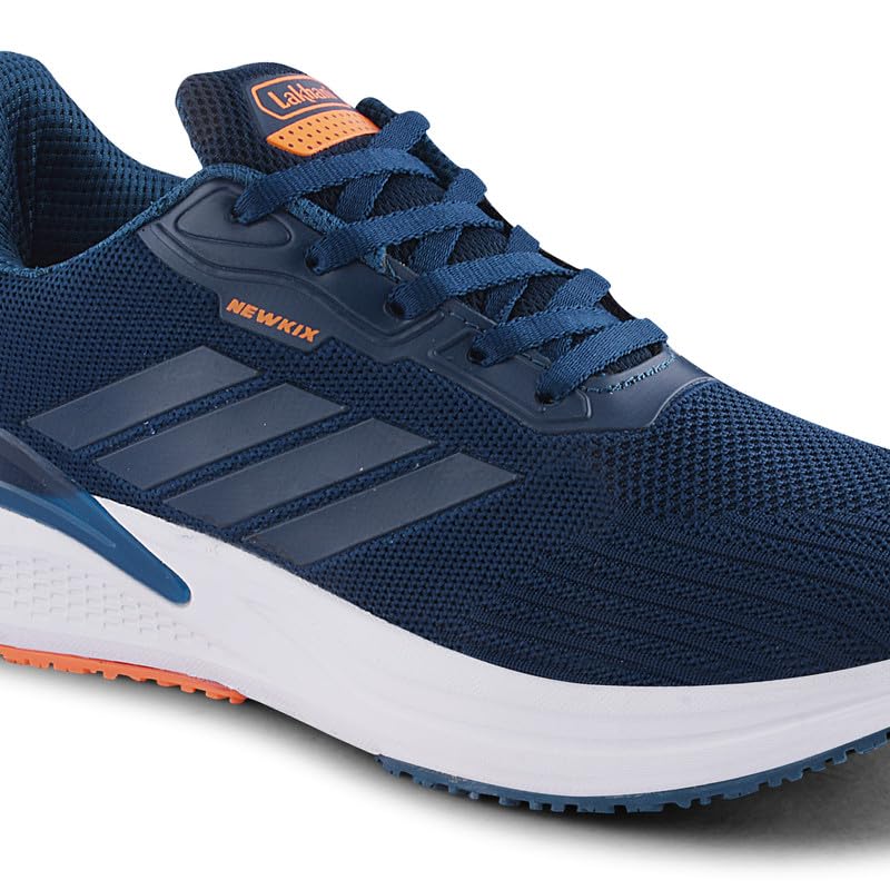 Image of Lakhani aashirwad Men's Sports Shoes | Lightweight Breathable Running Shoes for Men | Flynet Upper, Phylon Sole | Flexible, Comfortable Lace-Up Athletic Shoes