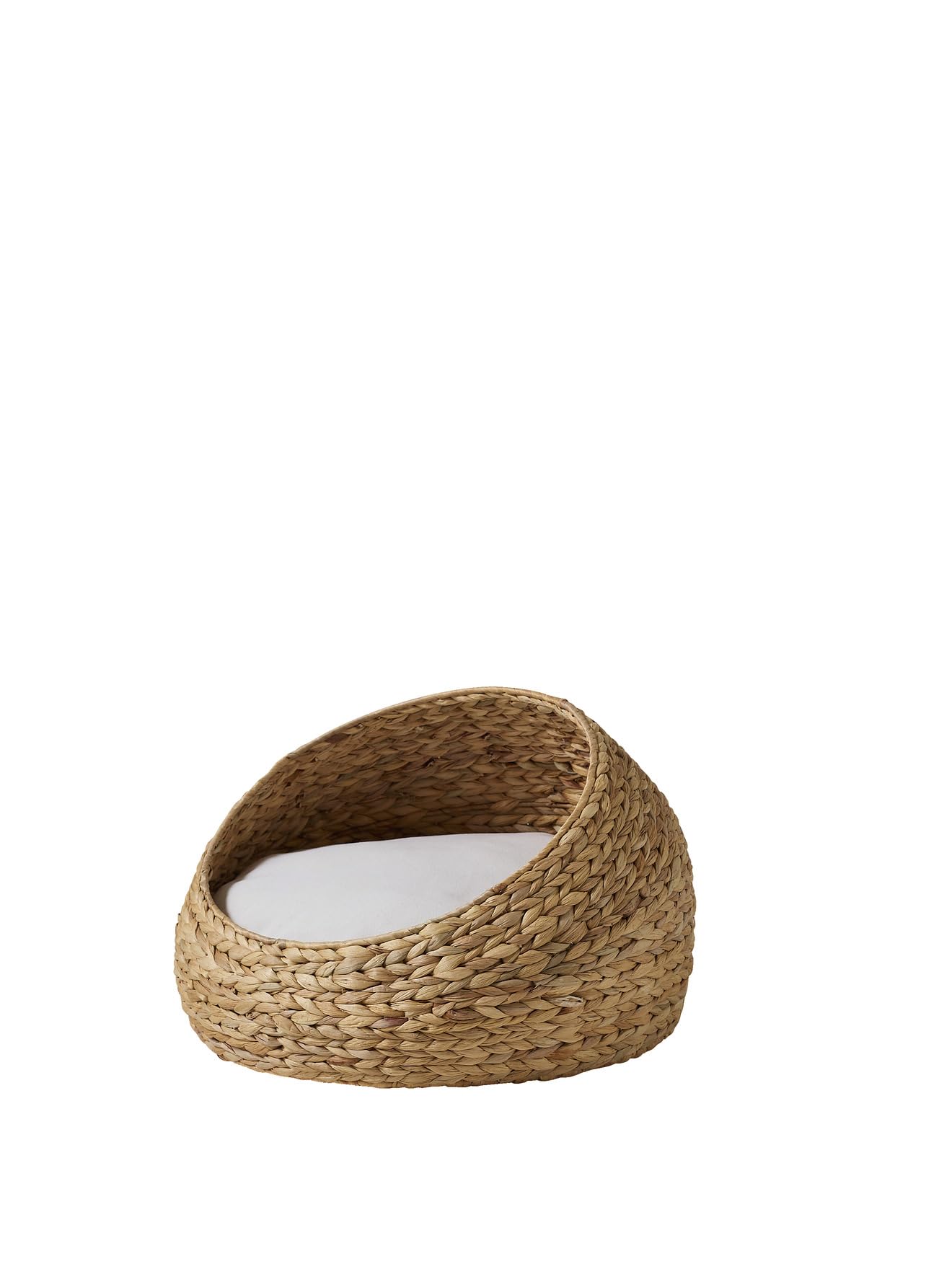 VERTBAUDET Panier Ovale pour Chat Et Chien Métal Déhoussable Beige TU