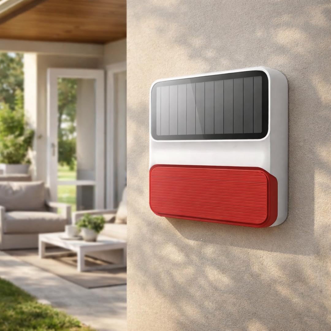 Daewoo Security – Pack de Alarma para casa conectada WiFi y gsm – Sistema de Seguridad inalámbrico con cámaras Interiores y Exteriores + solares, Sirena, detectores Zigbee – sin suscripción – Alexa