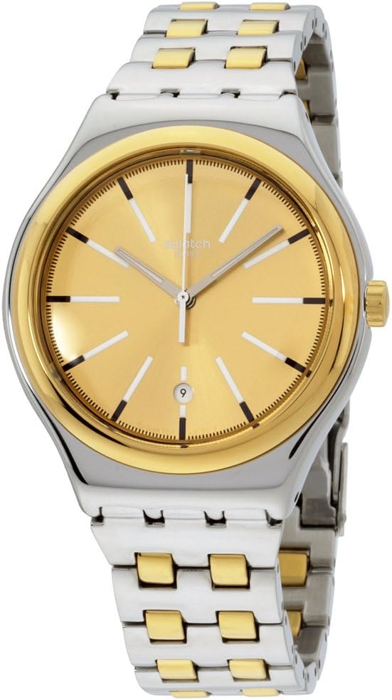 Swatch Irony Men's Watch with Gold Dial Stainless Kenya Ubuy