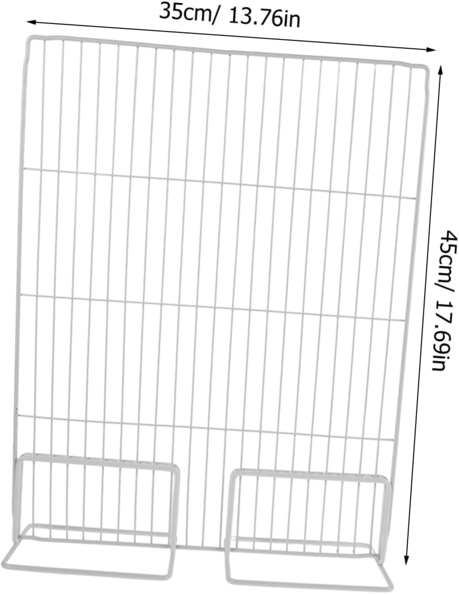 MAGICLULU Metal Fridge Dividers Freezer Partition Iron Separator for Home Commercial Use Easy Install