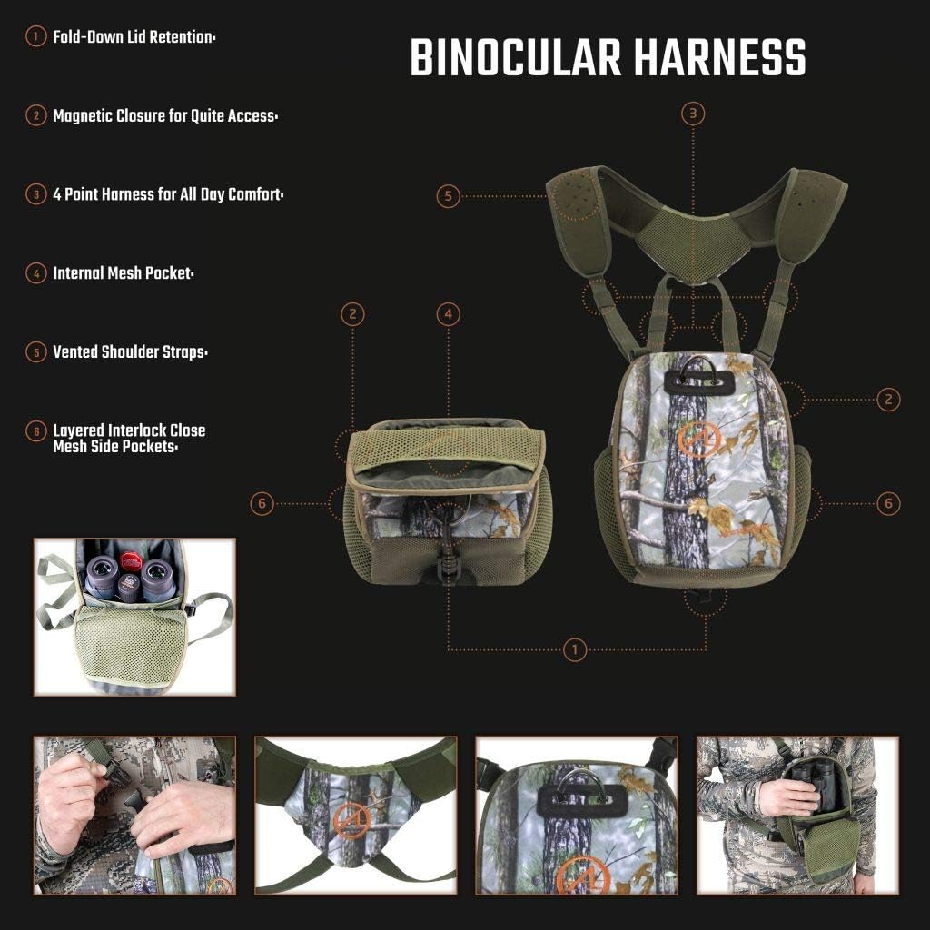 Athlon Optics Binocular Harness with Magnetic Closure, tan, one Size (706012)