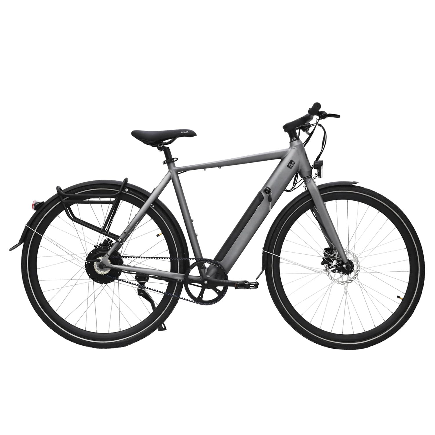 Urban Bike AsVIVA BC1-B rower elektryczny 28" z niewymagającym konserwacji napędem pasowym, akumulator Samsung Cell 36 V 10,5 Ah, silnik na tylne koło 250 W, miejski rower elektryczny, pedelec