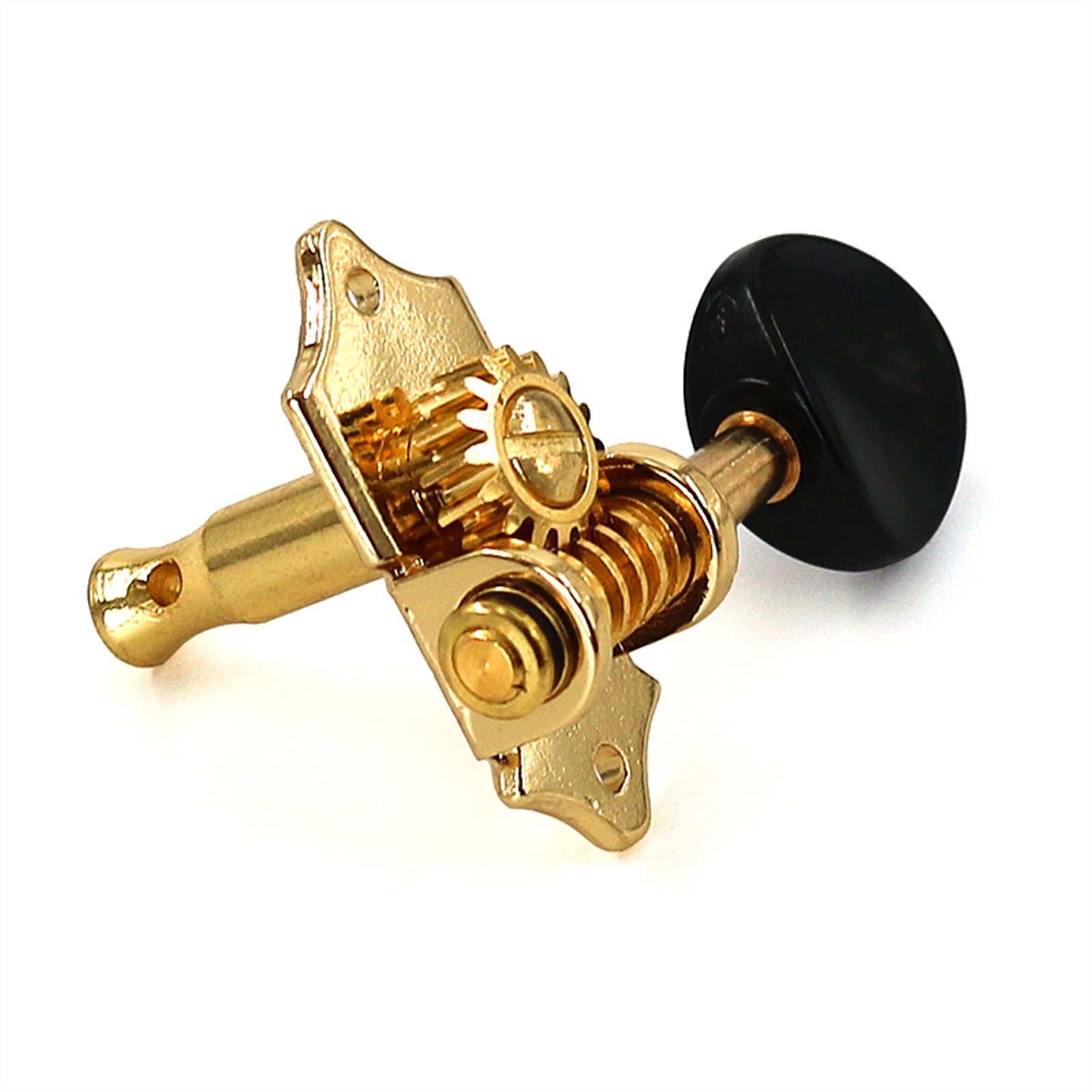 Meccanico accordatore Ukulele Tuning Pegs Pulsante Strings Sintonizzatori Accessori Per Testa Ukulele Parte +4 Viti Alta Qulity Golden