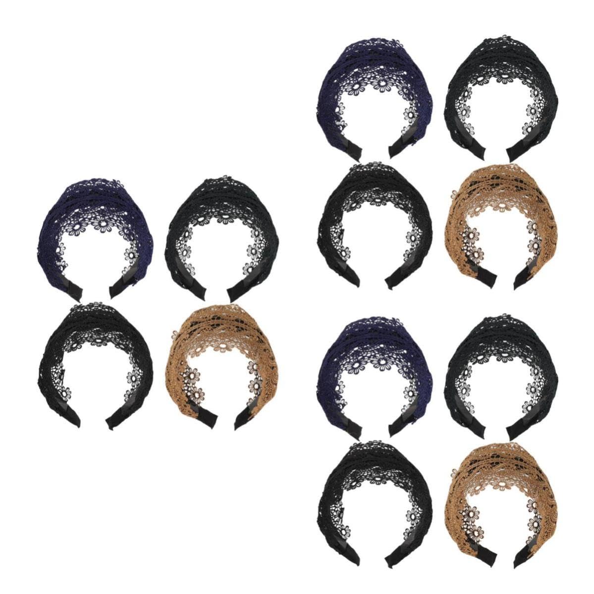 SEWACC 12 Piezas Diadema Ancha para Mujer con Cobertura Amplia y Ajuste Cómodo, Accesorios Cabello de Plástico y Tejido, Adecuado para Uso Diario y Deportes