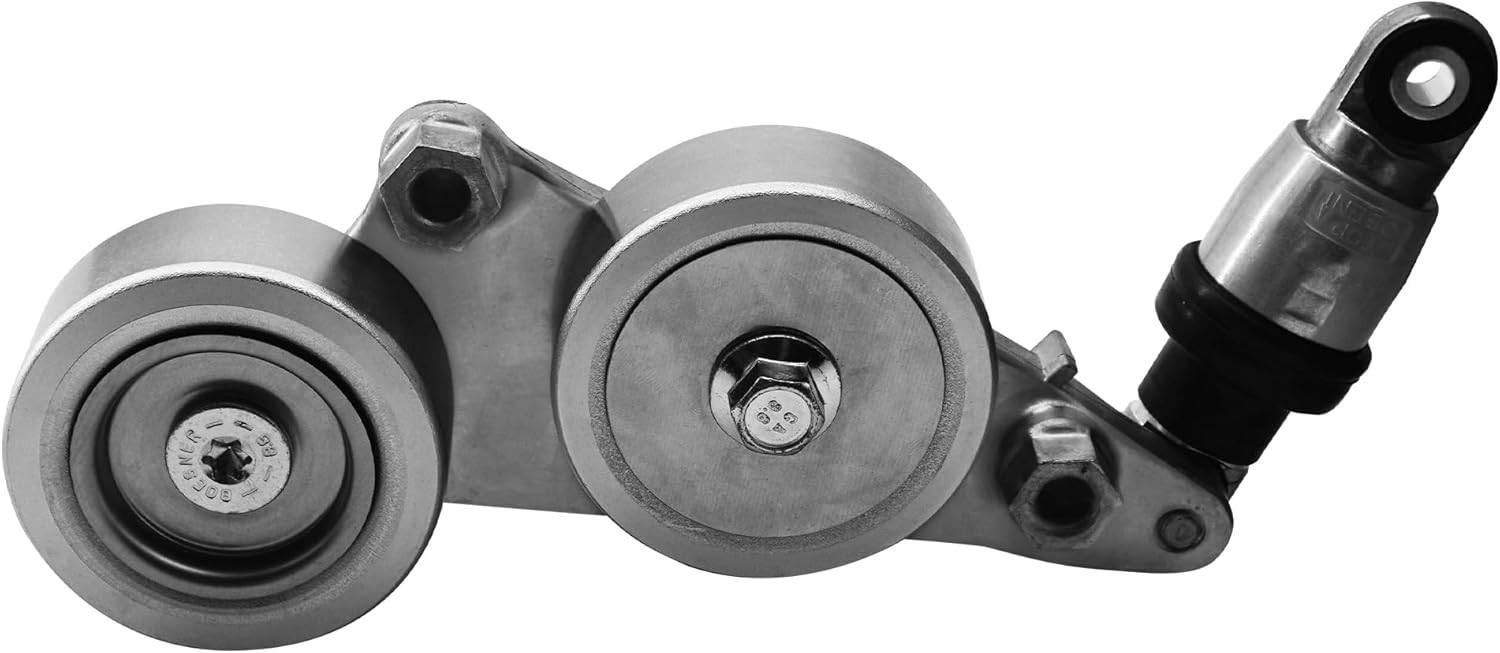 39092 Drive Belt Tensioner Assembly with Pulley (For 3.5L V6), Compatible with Honda 05-10 Odyssey / 06-11 Pilot / 08-10 Accord / 2010 Accord Crosstour Replacement for 31170R70A01 49439