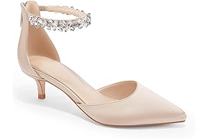 Women's Ivory Kitten Heels Wedding Shoes for Bride and Special Occasions