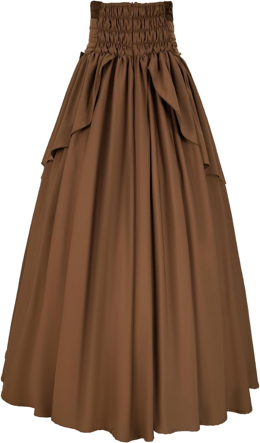 Women's Victorian Vintage Skirt Renaissance Medieval Pirate Peasant Maxi Elastic High Waist Skirts - Image 4