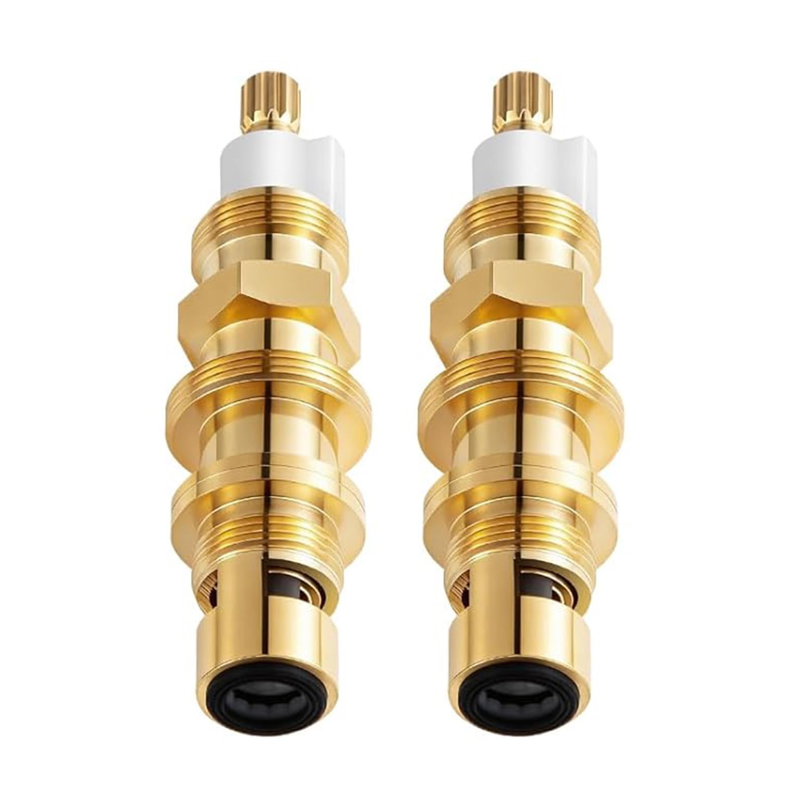 2Pcs Brass Ceramic Disc Adapter Cartridge Shower Adapter Faucet Cartridge for 910-030 Shower and Bath Faucets Enduring