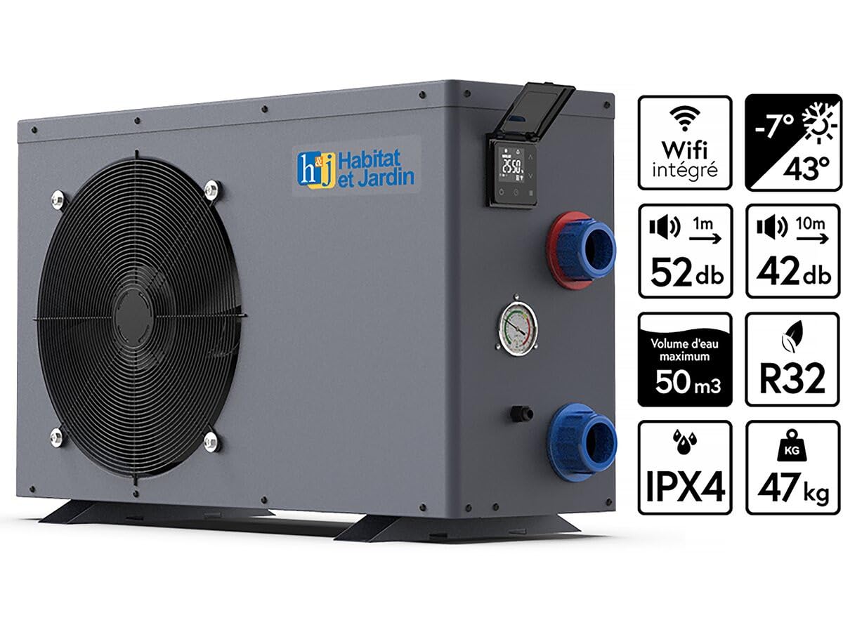 Habitat et Jardin Bomba de Calor - Potencia 9 kw - Caja Wi-Fi incluida