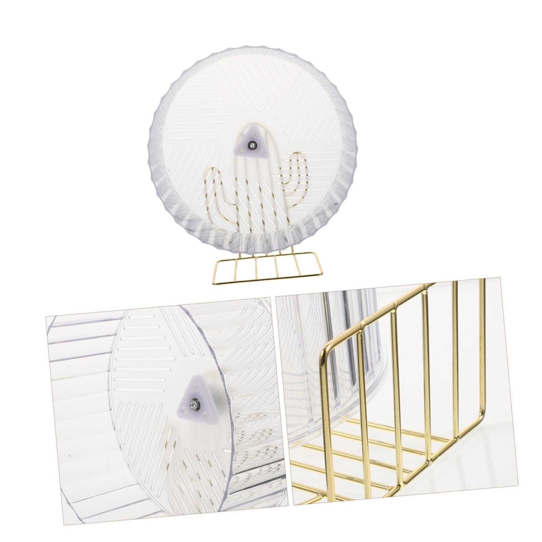 TOYANDONA Rueda para Hámster Estable y Silenciosa Soporte de Aleación, Grande, para Ejercicio y Entretenimiento en Jaulas, Apta para Hámsteres, Erizos y Chinchillas Color Aleatorio