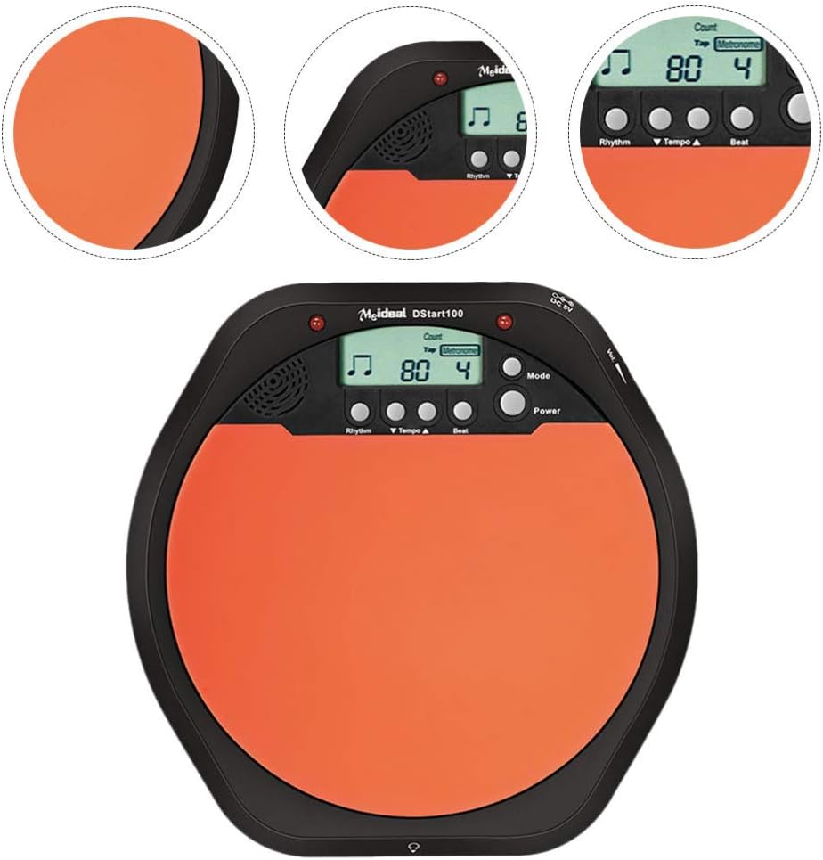 Digital Electronic Drummer Training Metronome Drum Pad for Kids Beginners