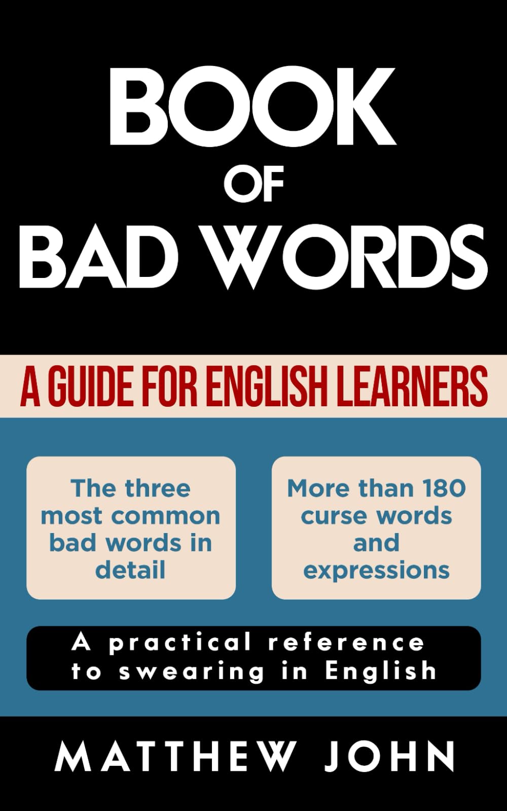 Book of Bad Words: A Guide for English Learners