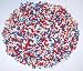 Scott's Cakes 8 oz. Red, White, & Blue Sprinkle / Jimmie Mix