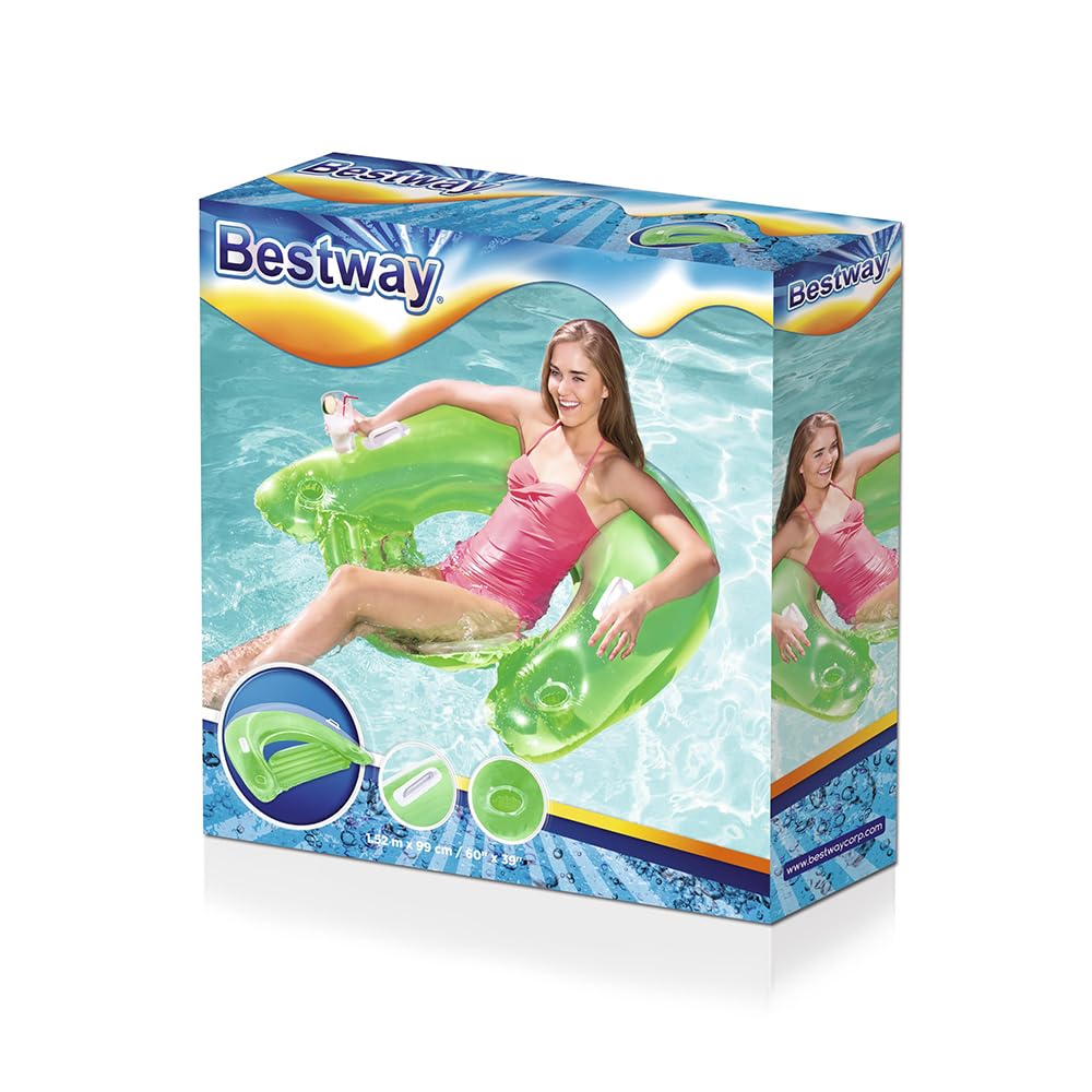 Bestway Sedile da nuoto, Lazy Lounge, 152 x 99 cm, assortito