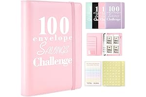 A5 Money Saving Binder, 100 Envelopes Money Saving Challenge