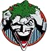 Batman DC Comics Movie Cartoon Iron On Patch - Crazy Joker Laughing Applique