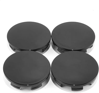4 pcs Outer Diameter 62 mm Inner Diameter 56.2 mm Wheel Center Cap Wheel Center Hub Cap Highlight Black