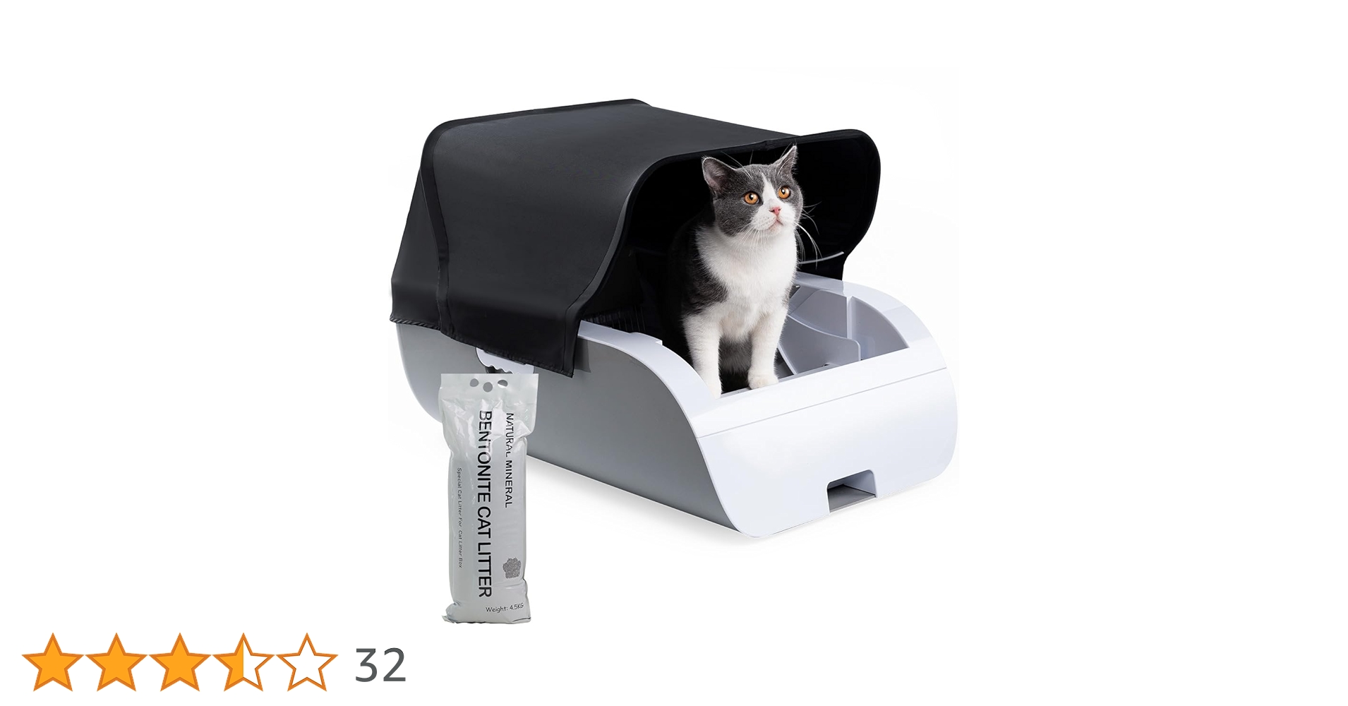 Amazon | Pandaloli 猫トイレ 自動 全自動 ねこ トイレ:猫