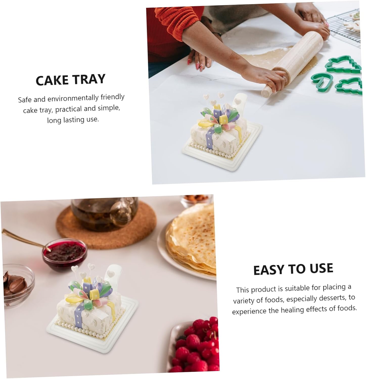 100pcs Cake Serving Trays Lightweight Dessert Display Pads for Mousse Pastries and Parties Elegant for Events and Storage