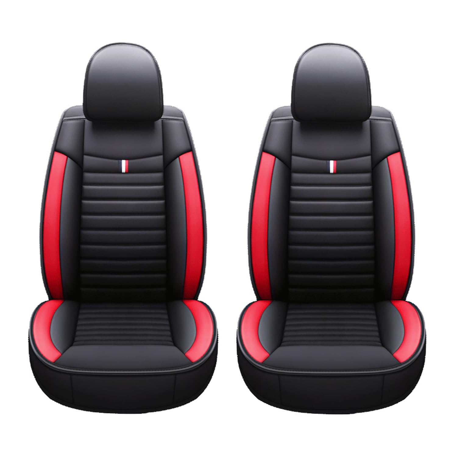 QKXNQGWTW 2 Pieces Car Seat Covers for Benz GLE-Klasse AMG GLE 63S W166 AMG GLE 63 C292 AMG GLE 63S C292, Car Seat Covers Front Waterproof PU Leather, Non-Slip,C