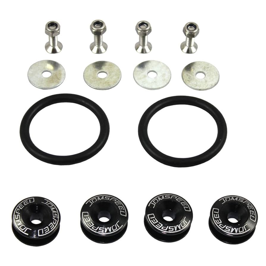 N.s-SHOP専用 Amazon.co.jp: JDMSPEED ブラック ユニバーサル CNC ビレット