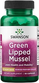 Swanson Green Lipped Mussel (Freeze-Dried) - New Zealand Joint Health & Mobility Supplement - Natural Formula May Support ...