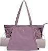 ESVAN Yoga Tote Bag for Women Shoulder Bags Drawstring for Office Workout Travel Carryall Pilates Gym and Beach