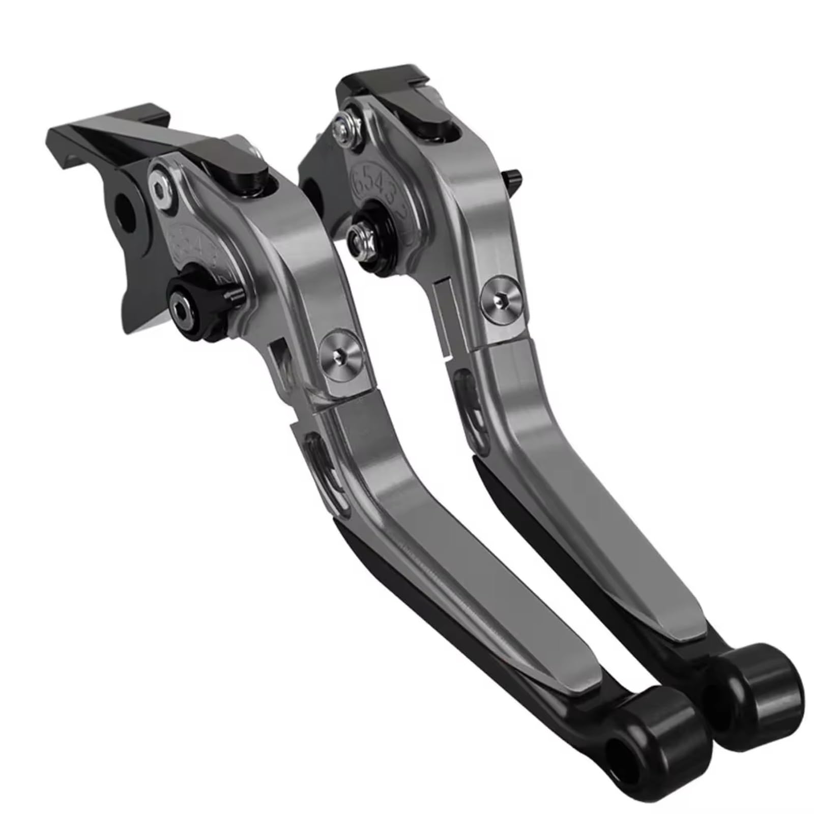 Naojino Brake Clutch Levers for CBR500R for CB500F for CB500X 2013-2021 Motorcycle Accessories CNC Folding Extendable Adjustable Control Handles Brake Clutch Levers(Grey)