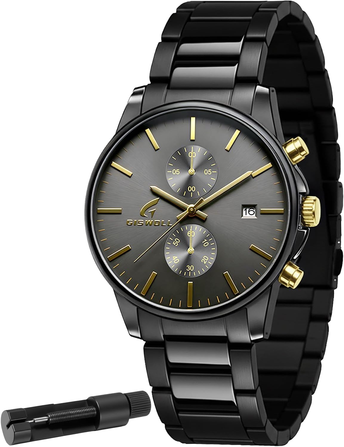 Stylish Stainless Steel Chronograph Watches for Men with a