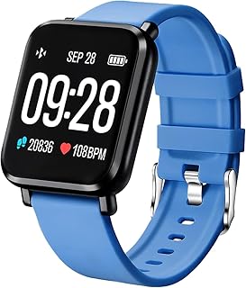 Tipmant Men's Smartwatch Fitness Watch with Heart Rate Monitor, Pedometer, Sleep Monitor, Stopwatch, Fitness Watch Men's Waterproof IP68 Heart Rate Monitor Sports Watch Fitness Tracker for Android iOS