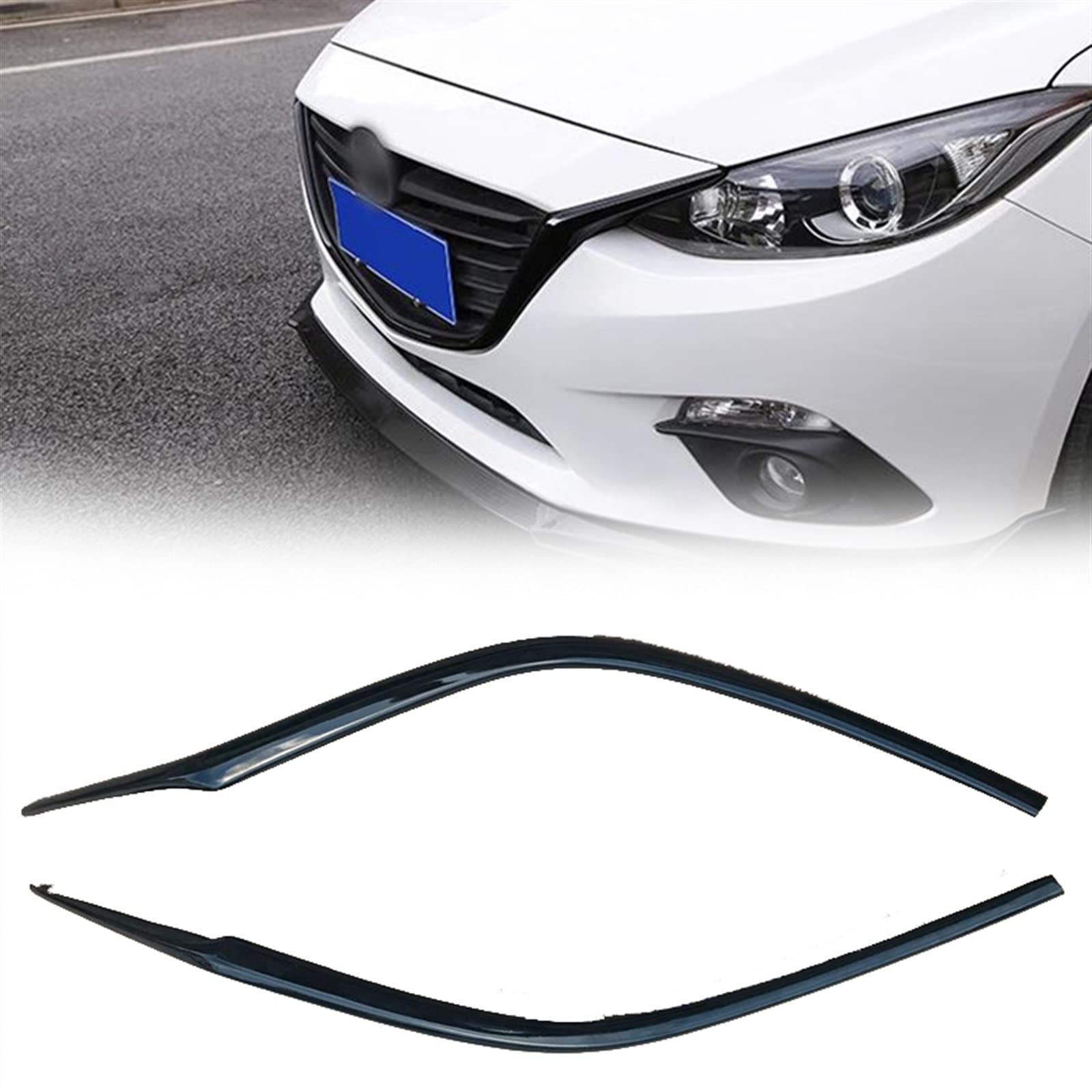 Grilles For Mazda Protege Matte Black Grille For 2004-2006 Mazda 3 ...