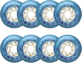MYRRHE Inline Skate Wheels Inline Skate Wheels Roller Skate Wheels Inline Skate Replacement Wheels Skating Shoes Replacement Wheel, Luggage Wheels, Training Wheels 8 Pack 80mm(Size:80mm,Color:Blue)