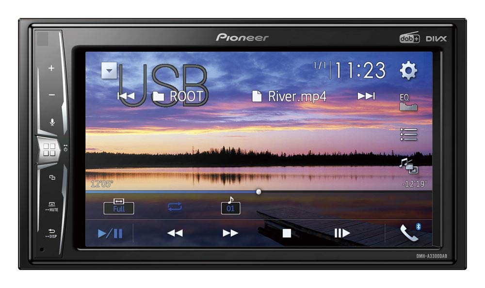 Pioneer DMH-A3300DABAN 2DIN 6.2'' Mediacenter mit DAB+, Bluetooth & VGA inkl. DAB-Antenne