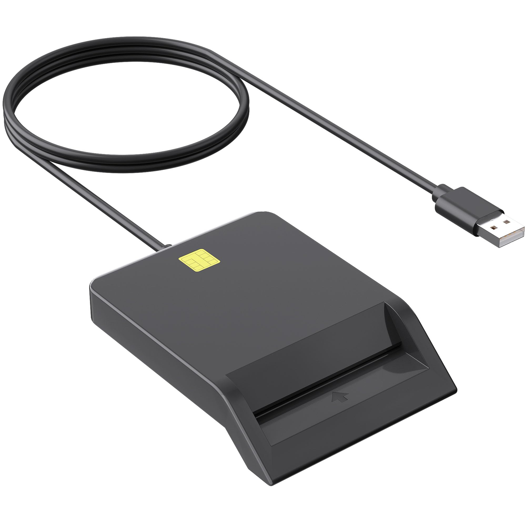 Photo 1 of CAC Reader, USB-A CAC Card Reader Military, DOD Military USB Common Access CAC Smart Card Reader, Compatible with Windows, Mac OS