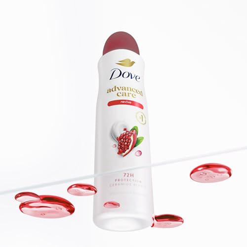Image of Dove Advanced Care Antiperspirant Deodorant Dry Spray Revive for helping your skin barrier repair after shaving With Pro Ceramide Technology to boost ceramide levels in your skin 3.8 oz