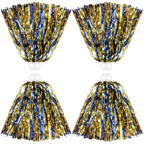 Thenshop Blue and Gold Pom Poms