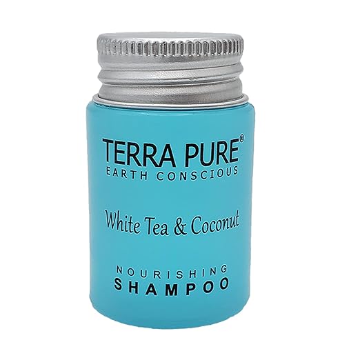 Terra Pure White Tea & Coconut Shampoo, Travel Size Hotel