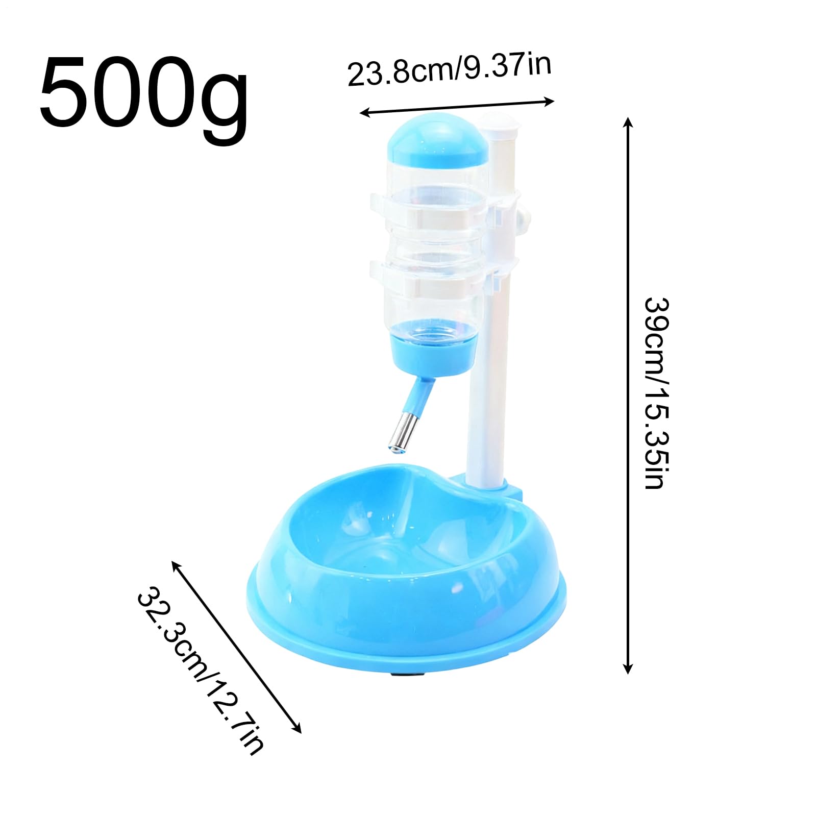 Bebedero Automático para Gatos Suministros De Bebida para Lento De Pie | Fuente de Pie para Mascotas con Altura Regulable Para Animales Pequeños Ardillas Conejos y Erizos