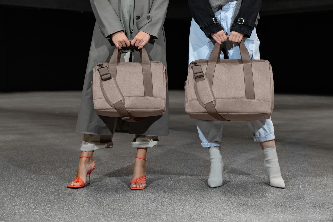 reisenthel Wszechstronna torba lekarska w podróży, do pracy lub w czasie wolnym – funkcjonalnie stylowy design, Herringbone mokka, Einheitsgröße, Nowoczesny