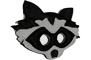 Kids Felt Raccoon Animal Mask: Enhance Imaginative Play and Wildlife Appreciation