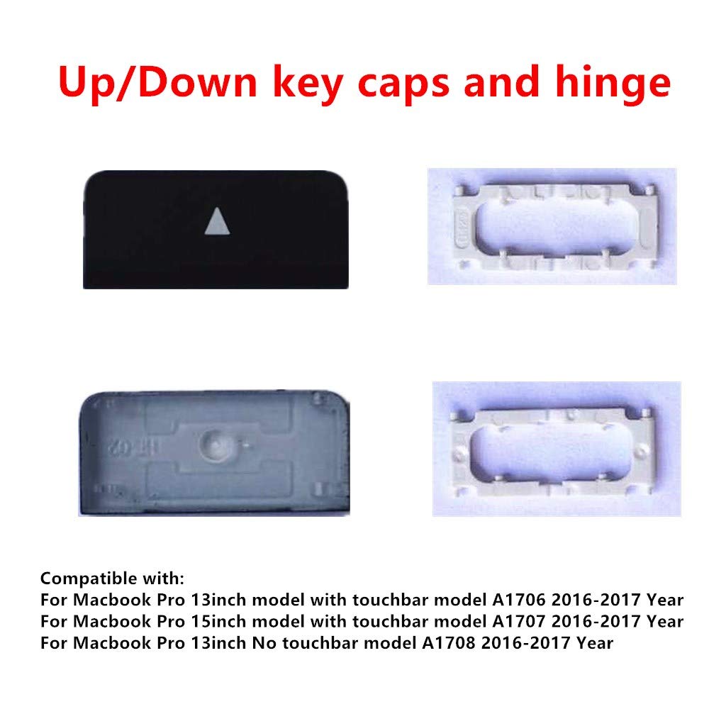 Individuele Key Cap met Scharnier Vervanging voor MacBook