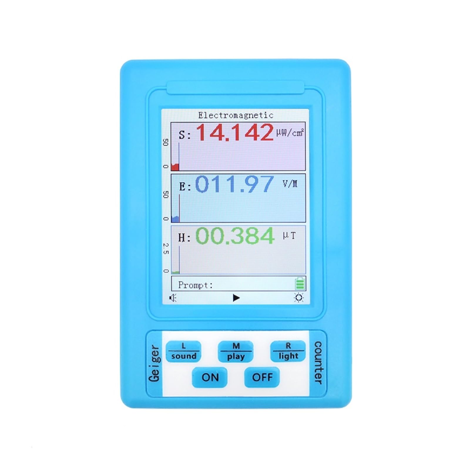 BR-9-Serie Elektromagnetischer Strahlungs-Kerndetektor EMF Handheld-Digitalanzeige Geigerzähler Voll funktionsfähiger Typprüfer Radioaktiver Monitor-Tester(BR-9A)