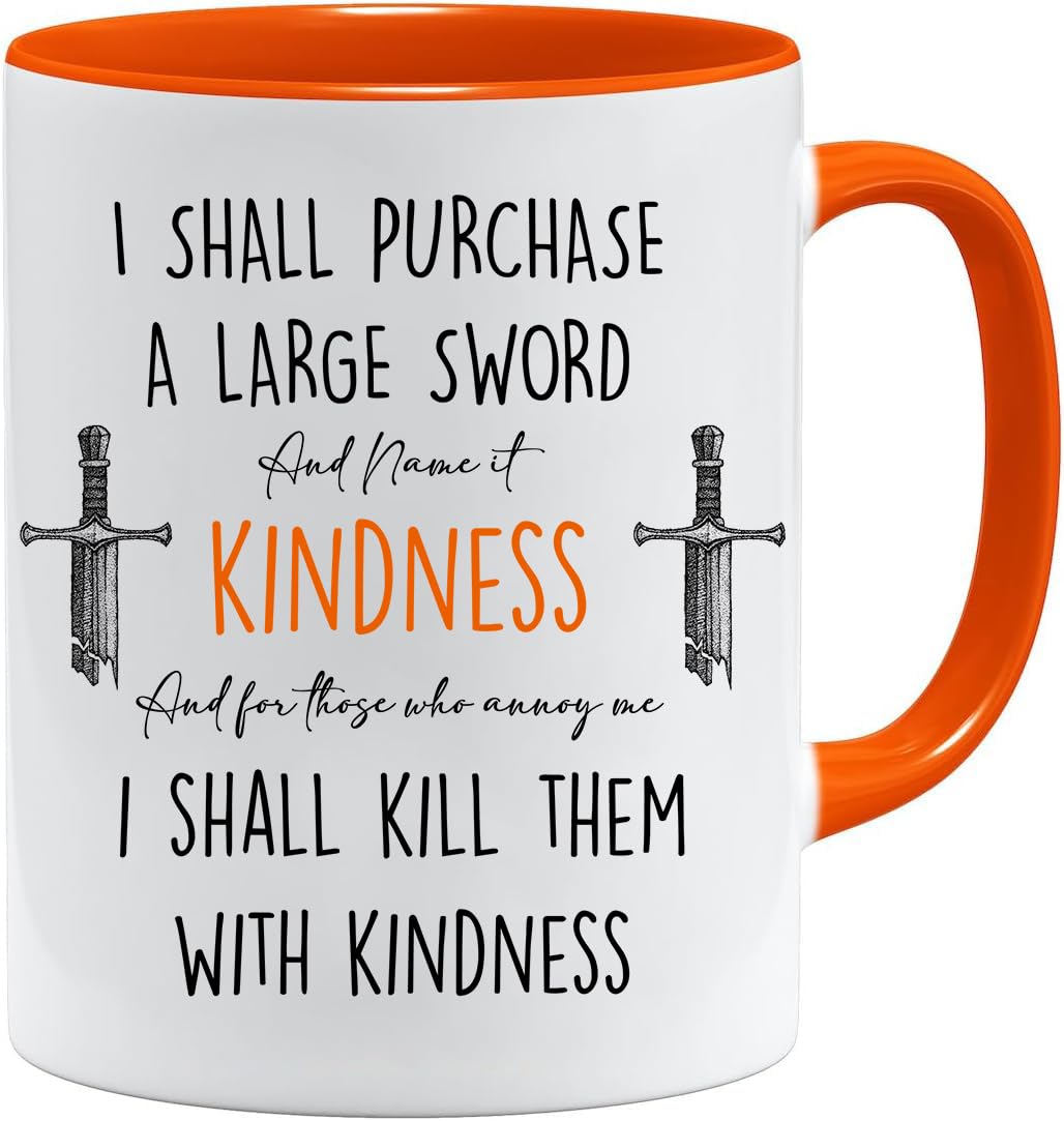 Acen Merchandise Women's White Kindness | Work Office Mug & Gift Box Set Fathers Day Cup Presents From Daughter Or Son | Gifts For Dads Birthday | Christmas Mugs Dad My Father Or Sibling Gift | Work Cup